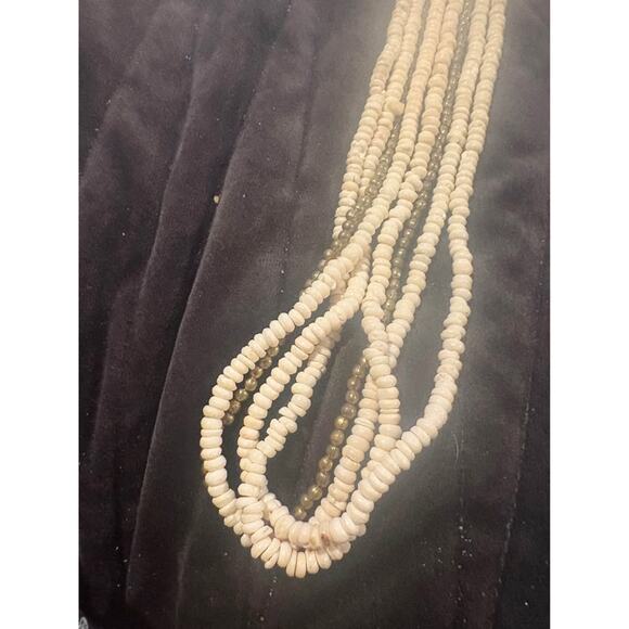 Multi stranded bone necklace - Picture 2 of 3